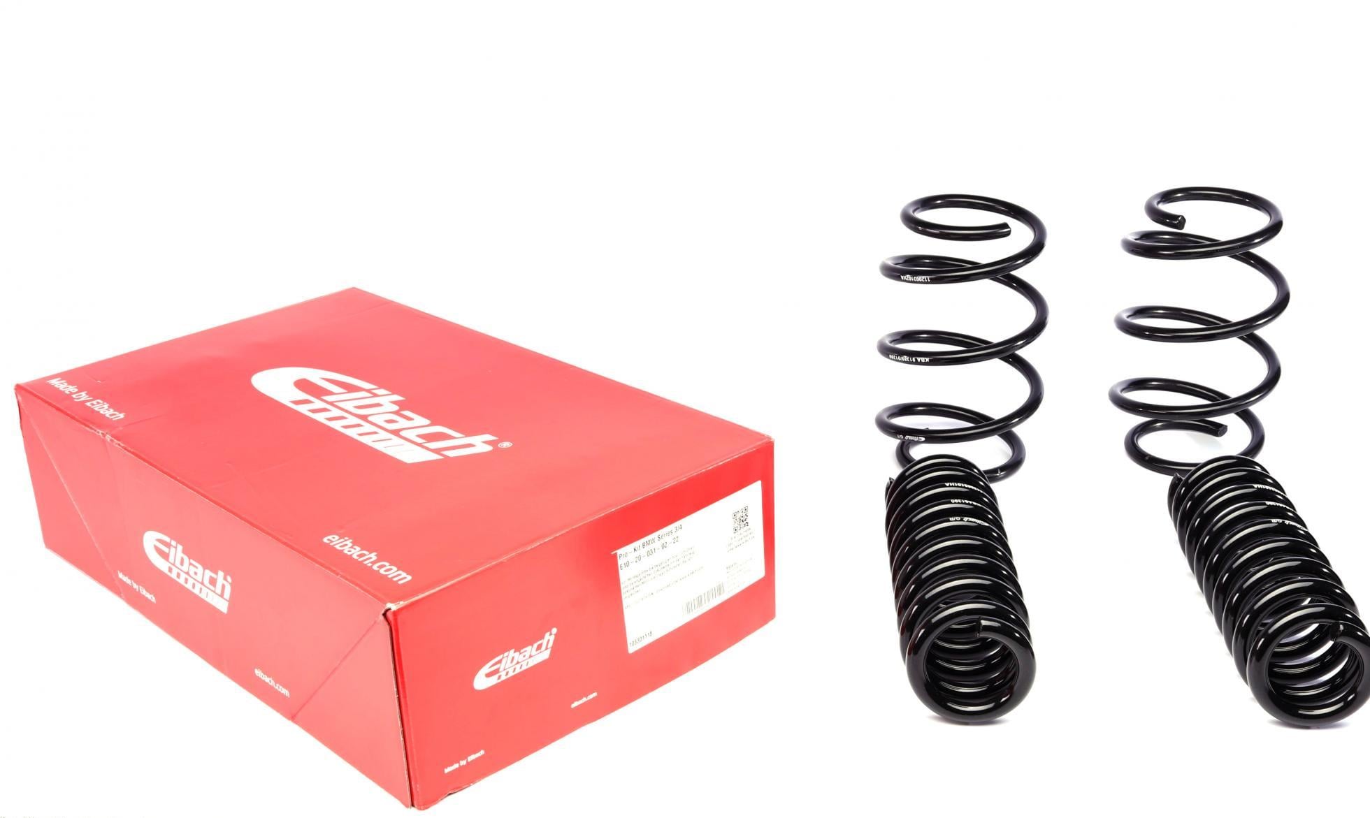 Комплект пружин подвески EIBACH Pro-Kit для BMW 3 F30/F80 4 F32/F82 11-4 шт. нагрузка передней оси 1020 кг (E10-20-031-02-22)