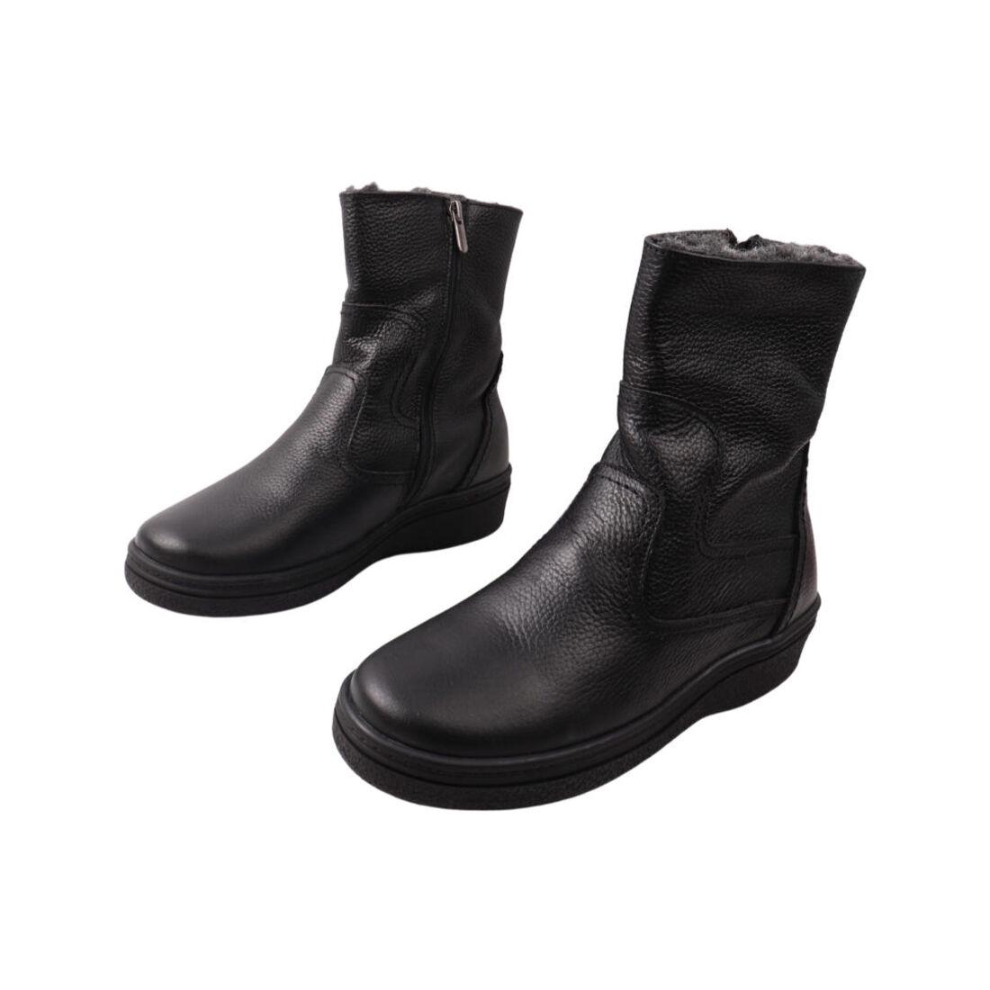 Ботинки мужские Konors из кожи р. 40 Черный (259-7/22ZSC)