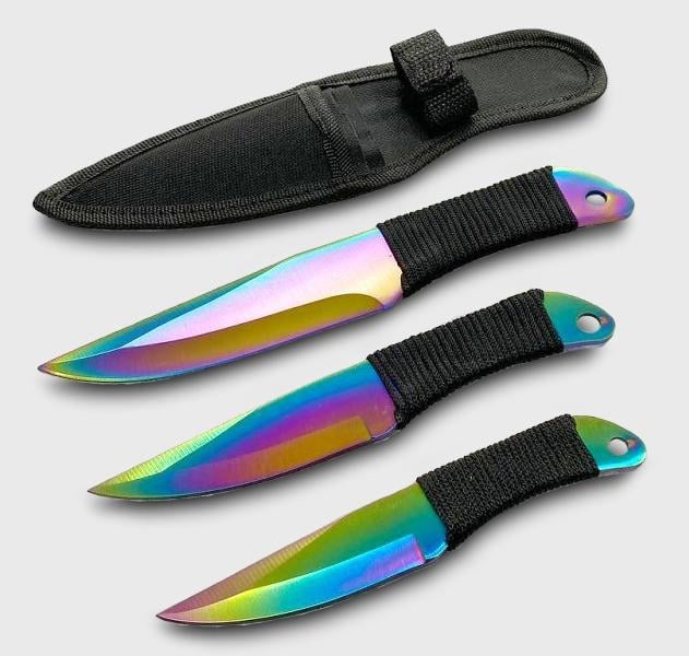 Метальні ножі Boker 3в1 набір 3 шт. Хамелеон