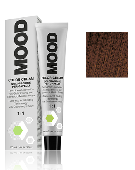 Крем-краска для волос Мood Сolor с аммиаком 100 мл 5/34 Светло-золотистый медно-коричневый