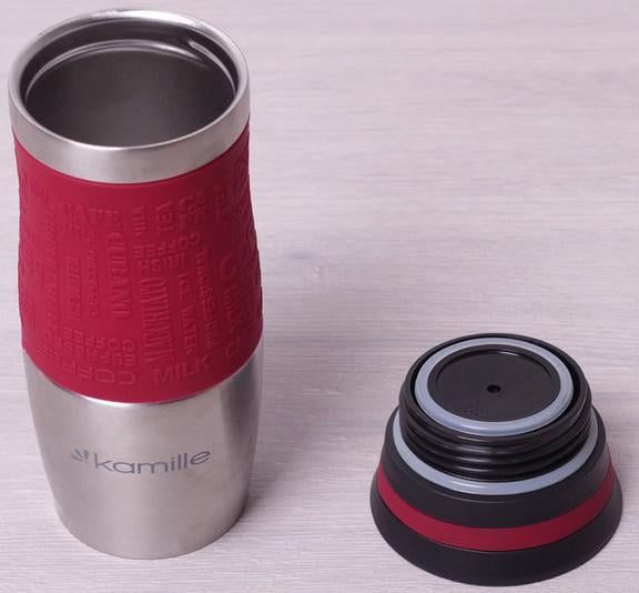 Термос Kamille Machiato из нержавеющей стали 380 мл