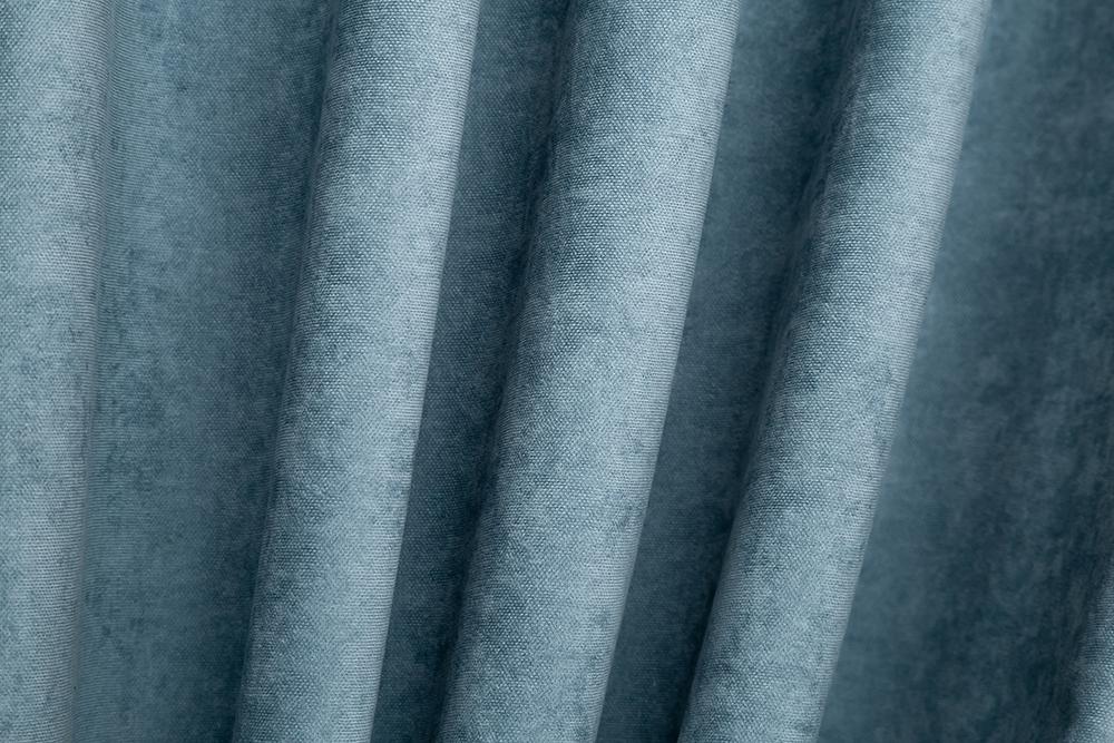 Комплект штор Микровельвет 1,5x2,85 м 2 шт. №18 Голубой (2896-01) - фото 4 Комплект штор Микровельвет 1,5x2,85 м 2 шт. №18 Голубой (2896-01) - фото 4