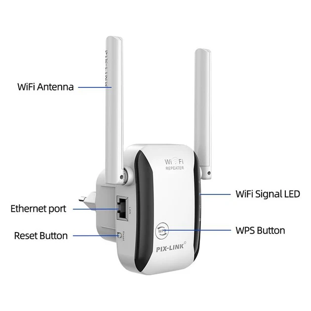 Wi-Fi репітер та ретранслятор LV-WR29 300 Мбіт/с 2,4 ГГц WPS антени AP режим (998102) - фото 6 Wi-Fi репітер та ретранслятор LV-WR29 300 Мбіт/с 2,4 ГГц WPS антени AP режим (998102) - фото 6