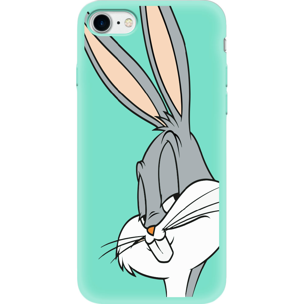 Чехол BoxFace Apple iPhone 7/8 SE  2020 Lucky Rabbit Мятный силикон (26205-bk81-35447)