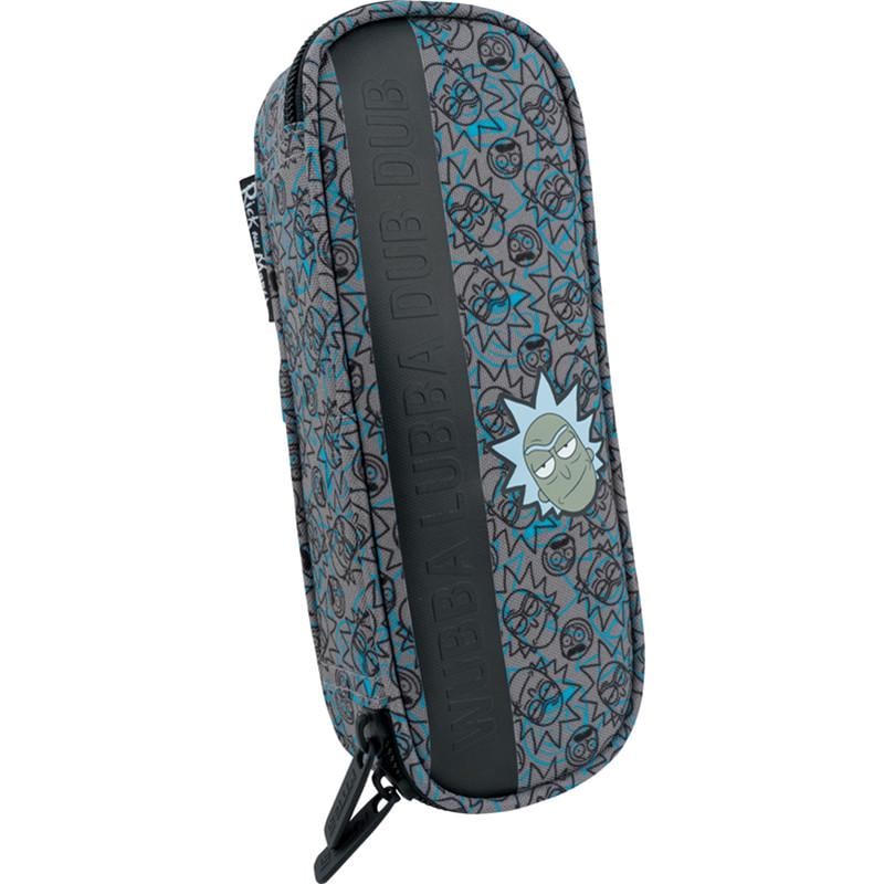Пенал KITE Rick and Morty 22x8,5x4,5 см Серый (RM22-599)