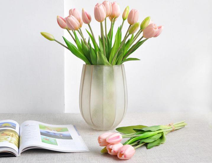 Тюльпан букет Indigo Lux3 головы 2 бутона 40 см Розовый (778-4) - фото 5 Тюльпан букет Indigo Lux3 головы 2 бутона 40 см Розовый (778-4) - фото 5