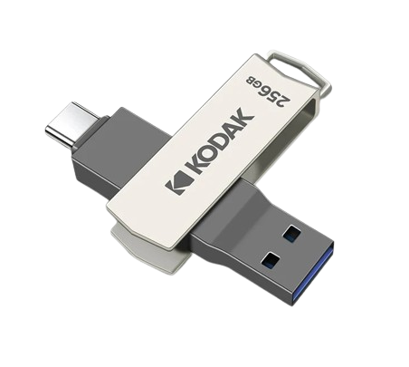 Флэш-накопитель Kodak 2в1 OTG TYPE-C 3.2/TYPE-A 3.2 256GB до 150 МБ/с (00000066) Флэш-накопитель Kodak 2в1 OTG TYPE-C 3.2/TYPE-A 3.2 256GB до 150 МБ/с (00000066)