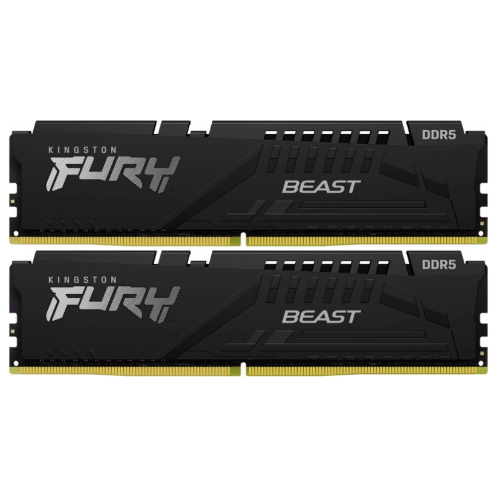 Оперативна пам'ять Kingston DDR5 64 Гб 5600 MHz Fury Beast (KF556C40BBK2-64)