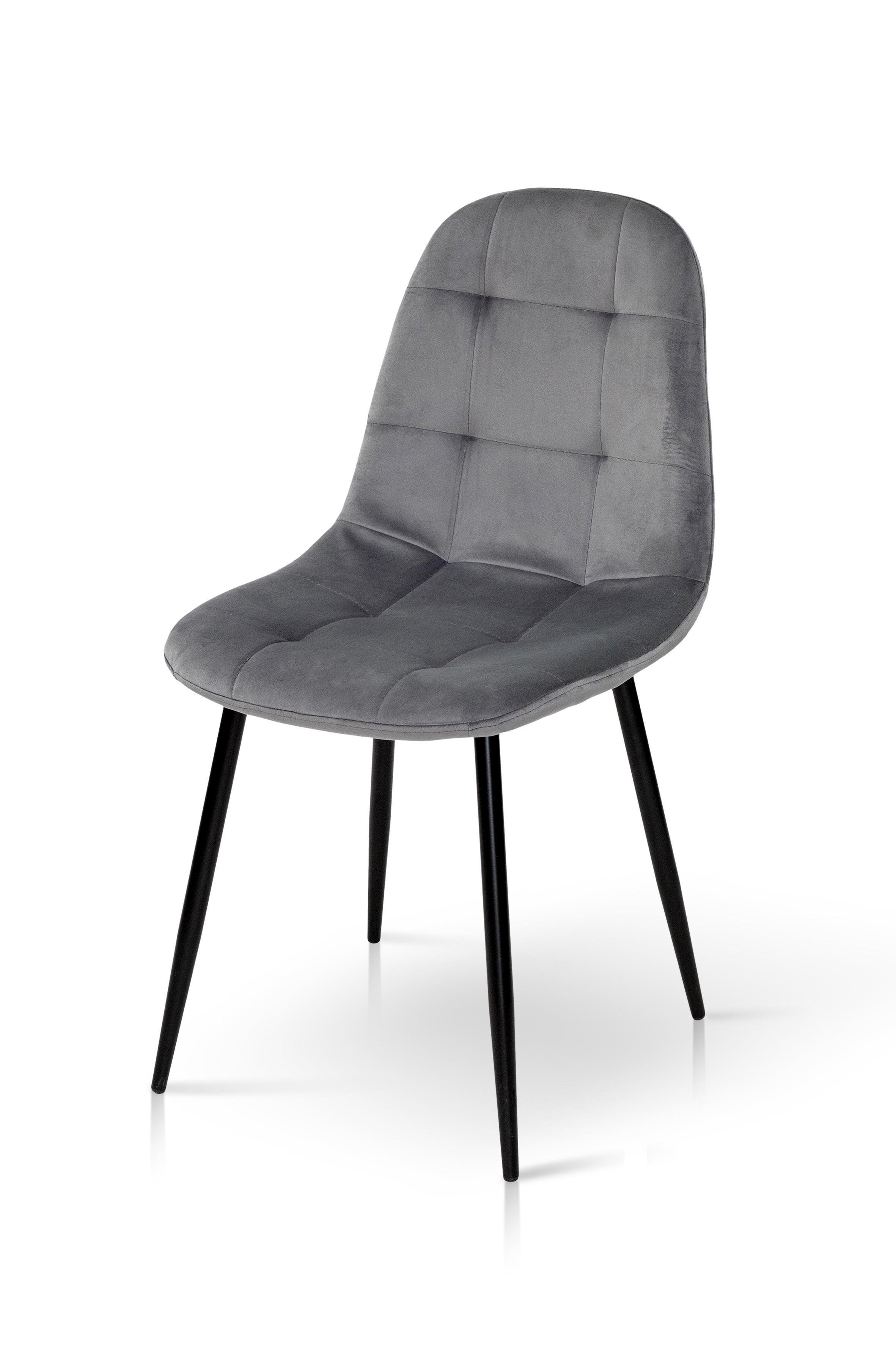 Стілець для кухні та вітальні ГРЕЙС Квест 430х860х490 мм Чорний/Сірий (GAА0056404) - фото 2 Стілець для кухні та вітальні ГРЕЙС Квест 430х860х490 мм Чорний/Сірий (GAА0056404) - фото 2