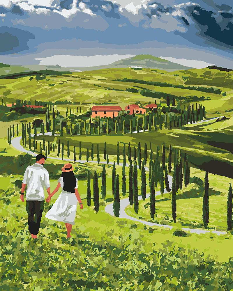 Картина по номерам Идейка Прогулка с любимым 40х50 см (KH2285)