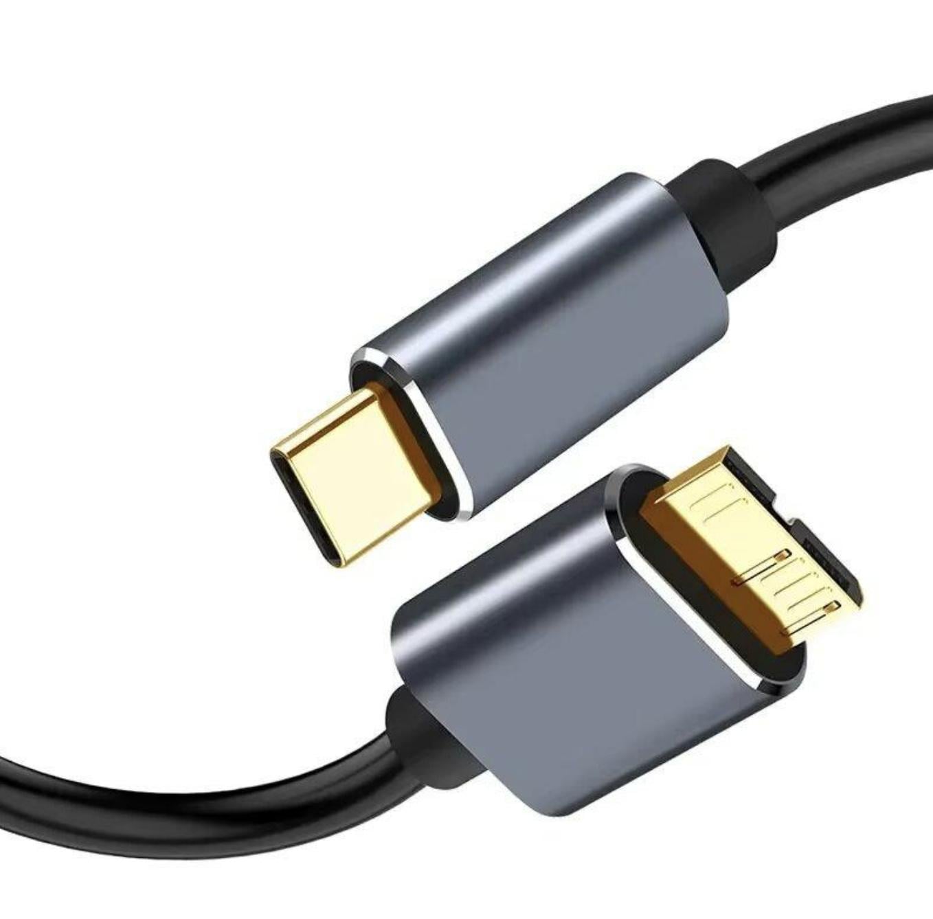 Кабель MicroUSB Type B 3.0-Type C 3.0 M/M 5Gbps Aluminum Gold-plated 0,5 м (A-48773)