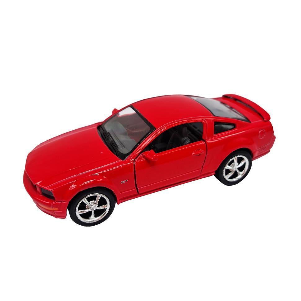 Машинка Інерційна ford mustang gt 2006 kinsmart кт5091 1:42 Червоний (RLT9907s44291)