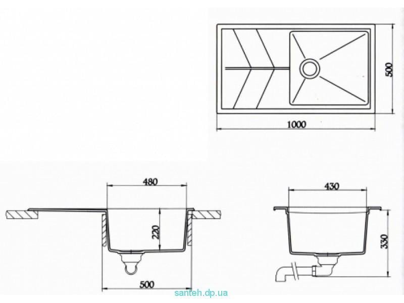Кухонная мойка LONGRAN JAZZ JZG 1000.500 Оранжевый (11 Cayenne) - фото 2 Кухонная мойка LONGRAN JAZZ JZG 1000.500 Оранжевый (11 Cayenne) - фото 2