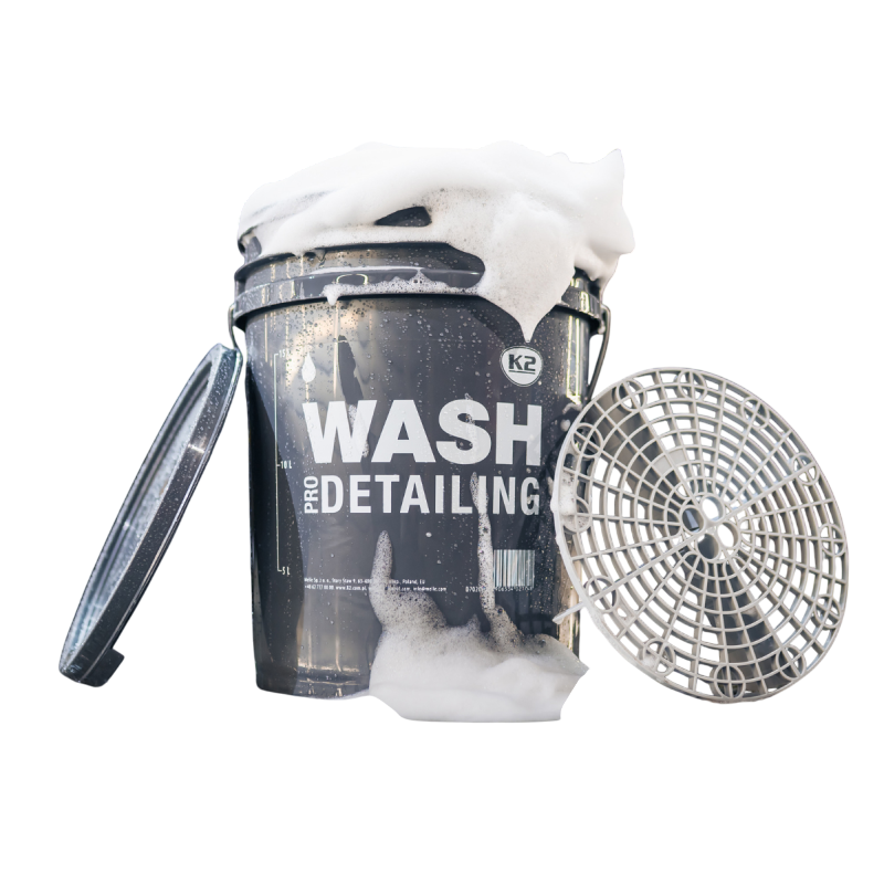 Відро K2 з кришкою та сепаратором професійне відро для миття авто 20 л