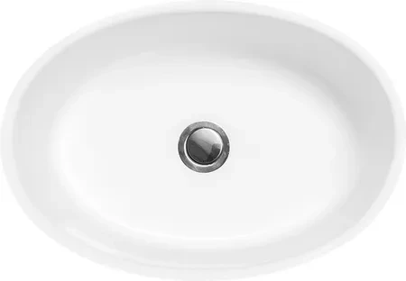 Умивальник Besco Uniqa 32х46 см Black/White Matte (UMMCUWOW) - фото 5 Умивальник Besco Uniqa 32х46 см Black/White Matte (UMMCUWOW) - фото 5