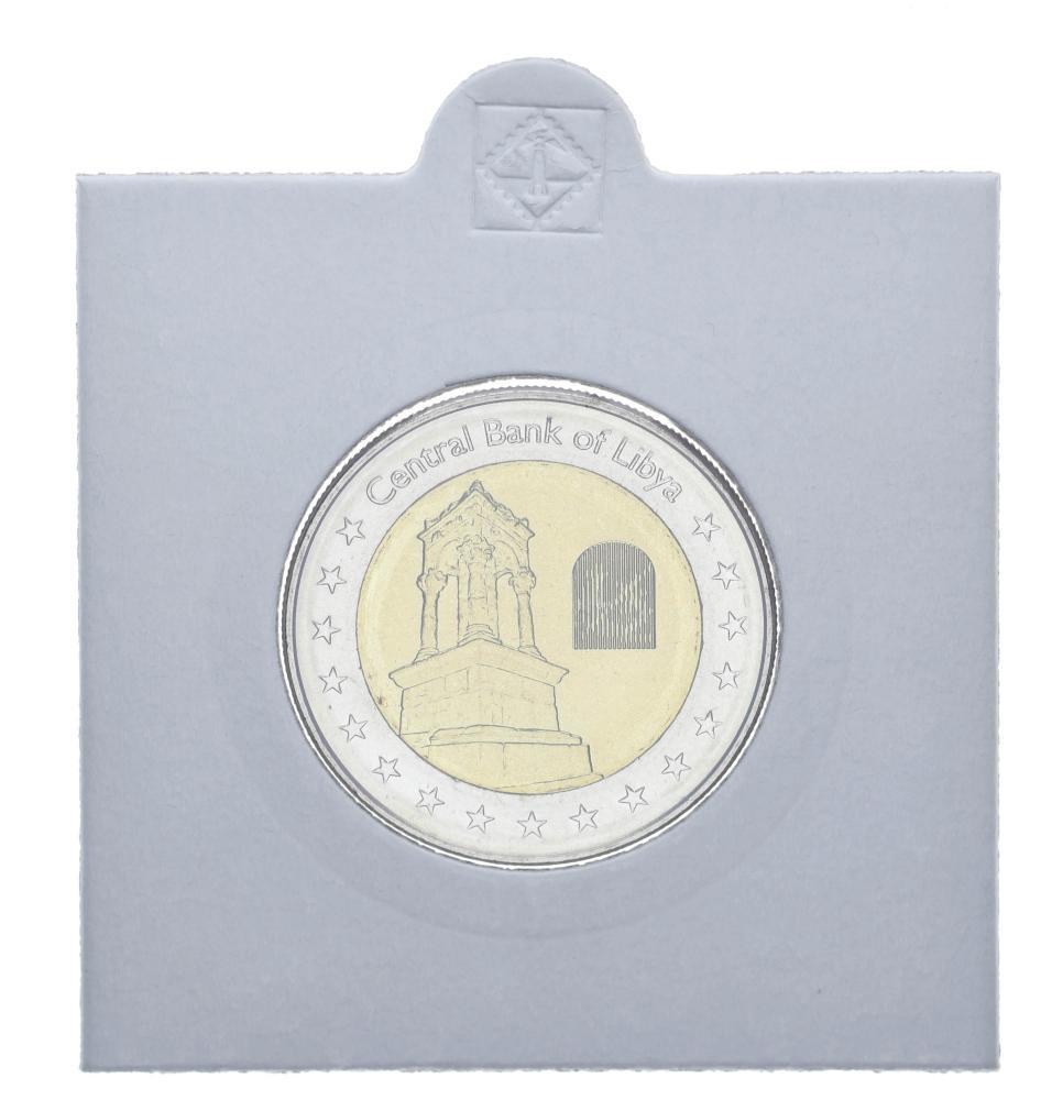 Коллекционная монета Ливия 1/2 динара 2014 Биметалл UNC (М11803)