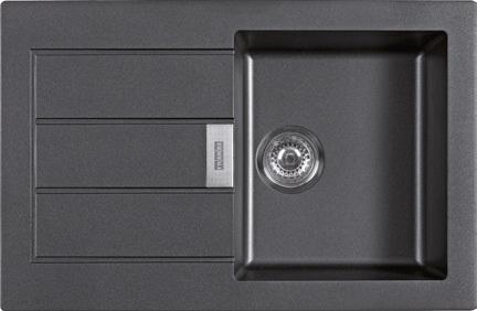 Мойка для кухни Franke Sirius Tectonite SID 611-78 Черный (22878)