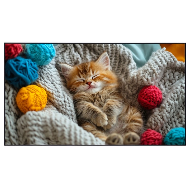 Экран проекционный Epson ELPSC36 натяжной рамный 120" 268x152 см 16:9 настенный (36226856)