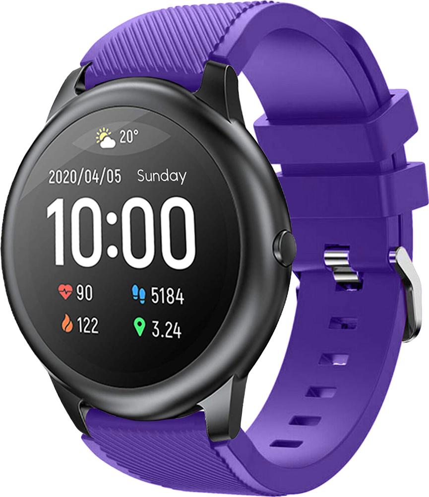 Ремінець Cross для Haylou Smart Watch Solar LS05 22 мм Violet (19509)