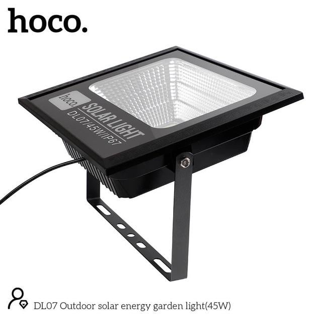 Лампа-прожектор Hoco Outdoor solar energy garden light 45W IP67 с пультом управления - фото 3