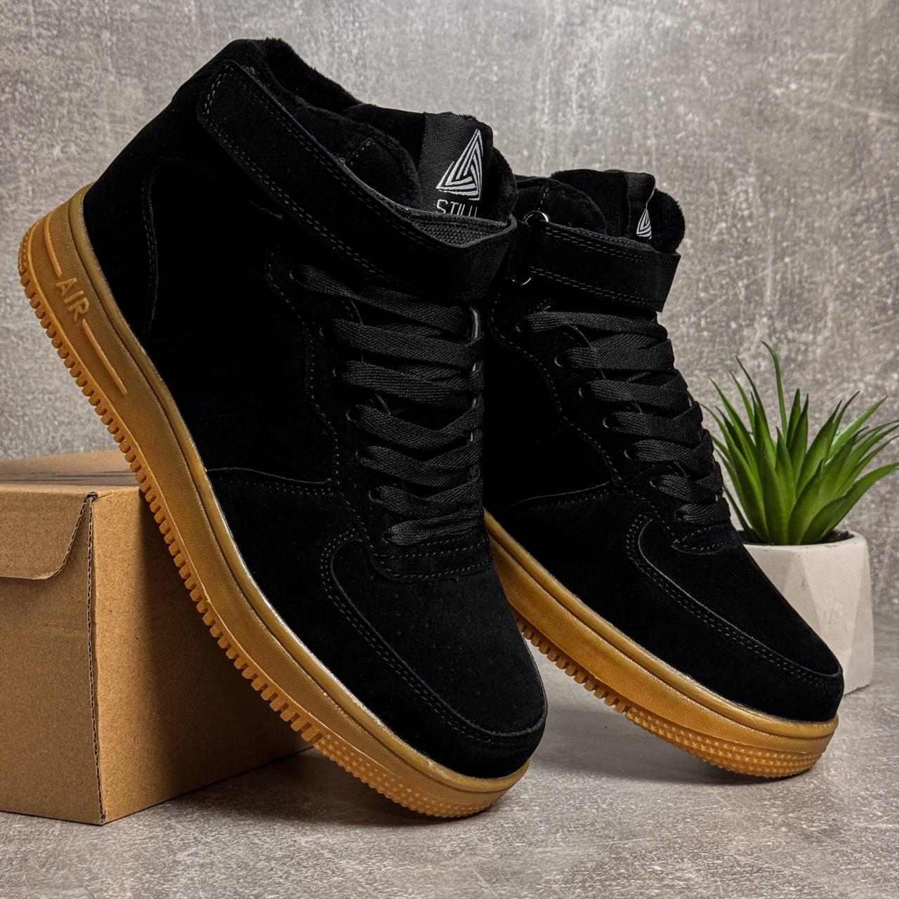 Кроссовки мужские зимние Winter New эко-замша р. 44 Черный (30766598) - фото 8 Кроссовки мужские зимние Winter New эко-замша р. 44 Черный (30766598) - фото 8