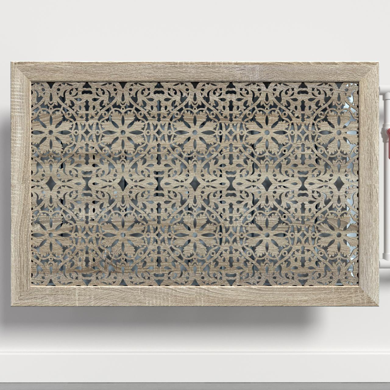 Решетка-экран на батарею SMARTWOOD 1500 мм Дуб Сонома (R20035111)