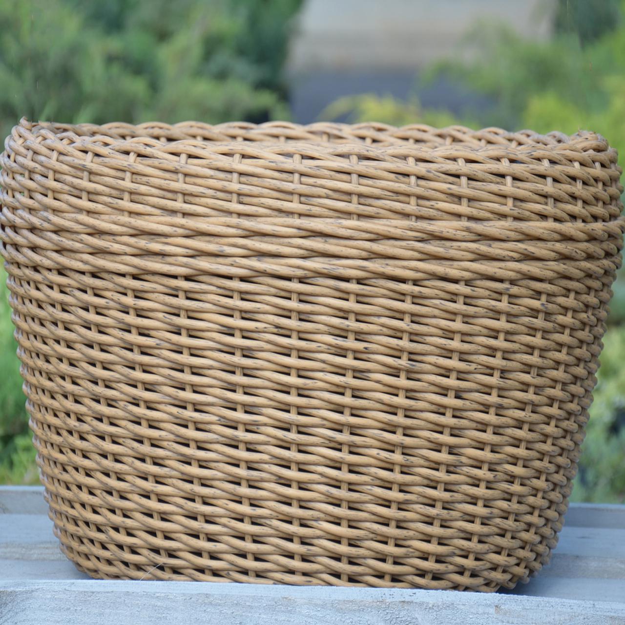 Кашпо велике для рослин та квітів з штучного ротангу/ручної роботи 60 л Дерево (12343667) - фото 6 Кашпо велике для рослин та квітів з штучного ротангу/ручної роботи 60 л Дерево (12343667) - фото 6