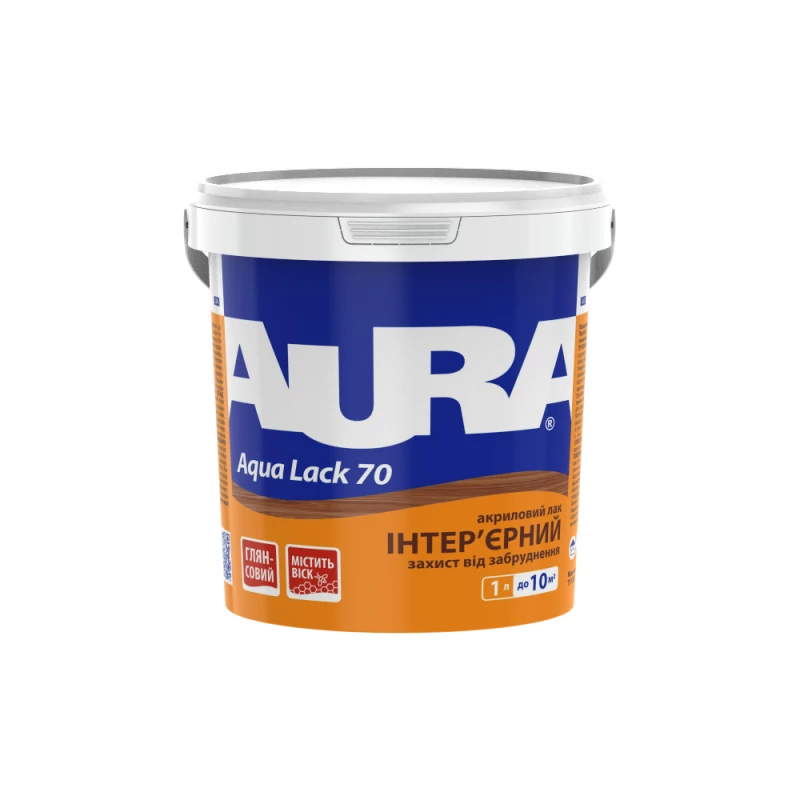 Лак акриловый Aura Aqua Lack 70 панельный 1 л (2571470134)