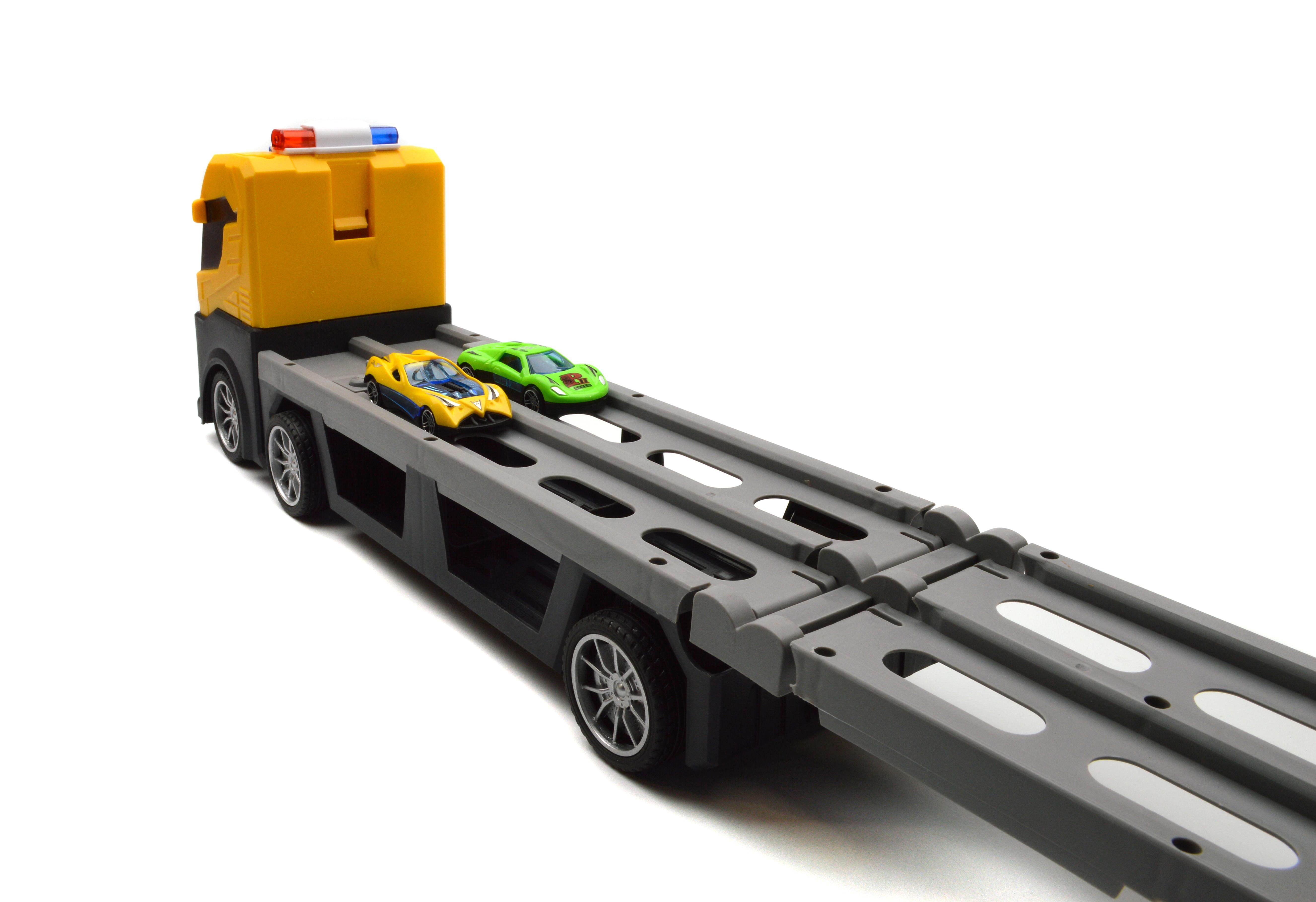 Автовоз с трамплином/пусковым механизмом/машинками (T909A) - фото 3 Автовоз с трамплином/пусковым механизмом/машинками (T909A) - фото 3