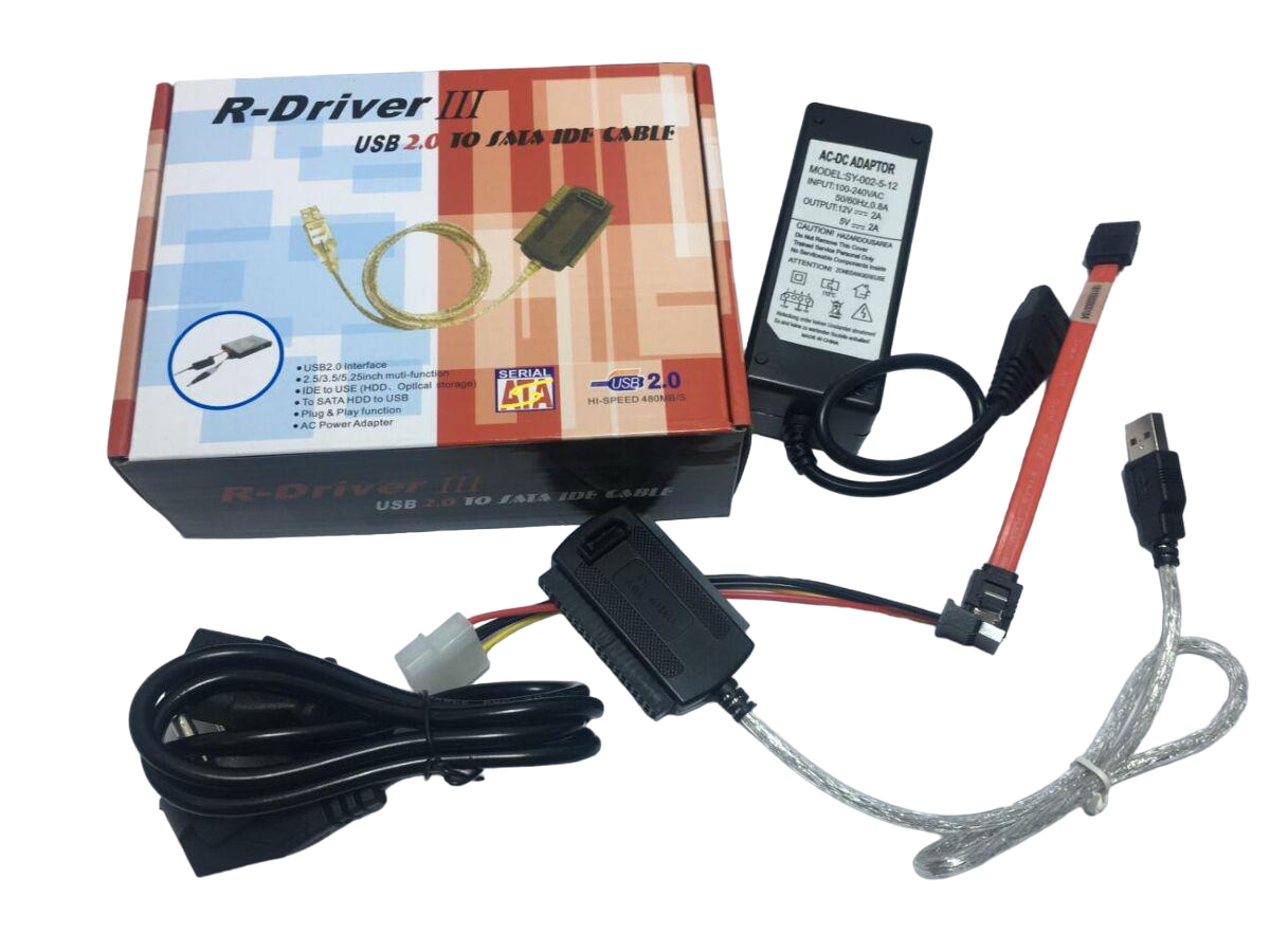 Перехідник Sata USB DE 2,5/3,5 блок живлення (505415)
