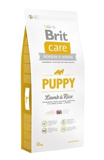 Корм для собак Brit Care Puppy Lamb & Rice для щенков всех пород с ягненком и рисом 12 кг (7163931)