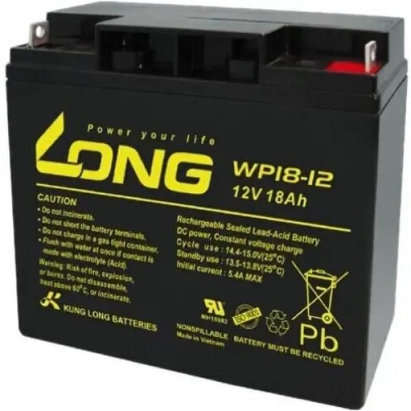 Аккумуляторная батарея для ИБП Long WPS18-12 AGM 12V 18 Ah (32534553)