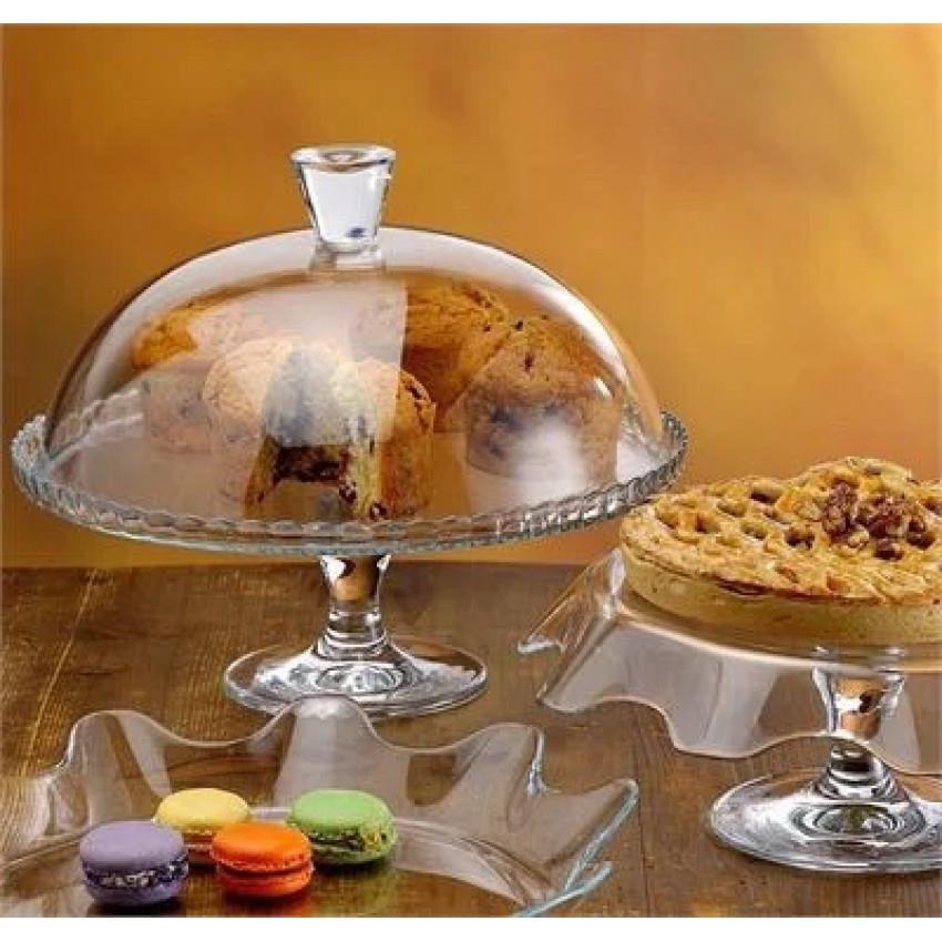 Тортівниця на ніжці d-32 см з кришкою Pasabahce Patisserie 95200-1 PAS (1333159756) - фото 2