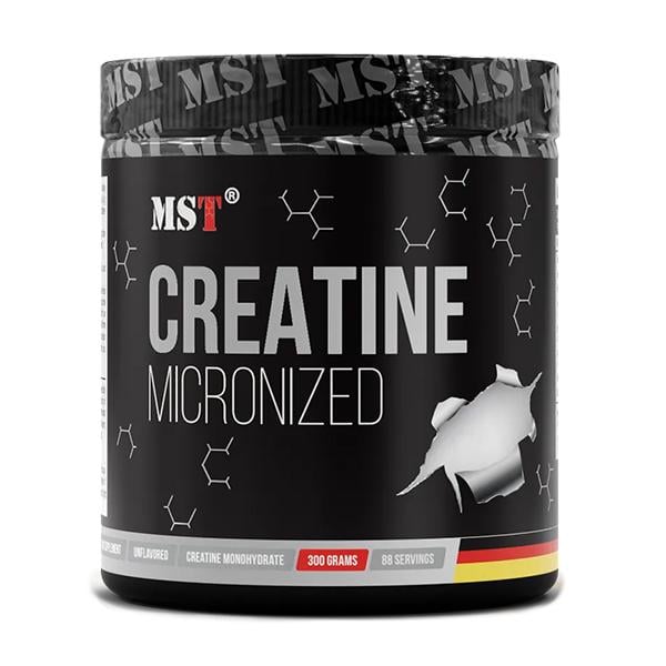 Креатин моногідрат MST Nutrition Creatine Micronized Unflavored 300 г/88 порцій (28351660)