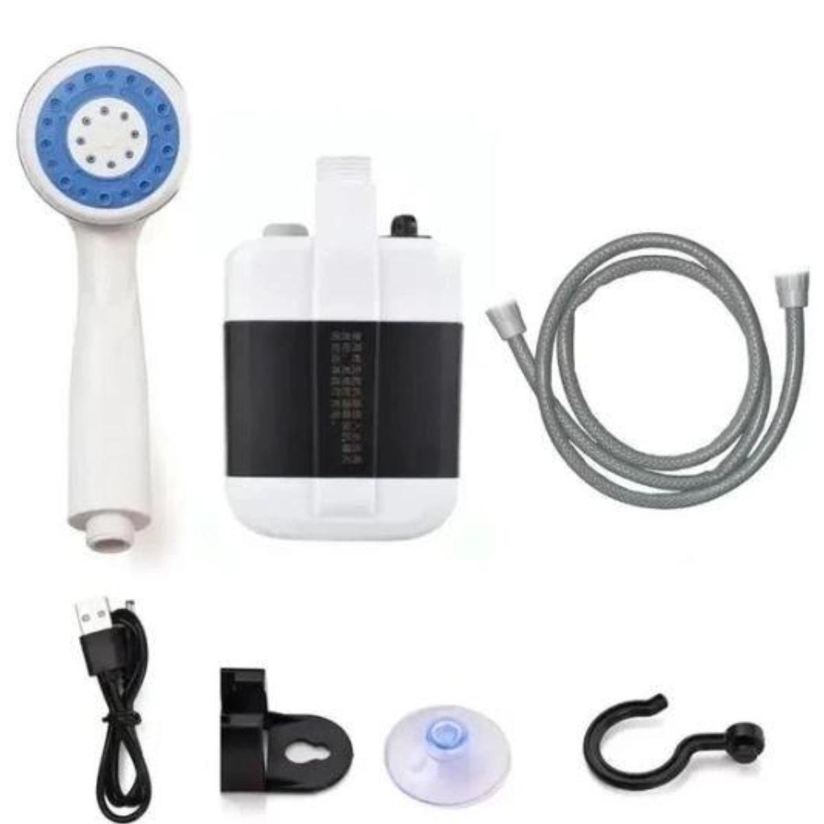 Душ портативний Portable Outdoor Shower з акумулятором та USB зарядкою - фото 3