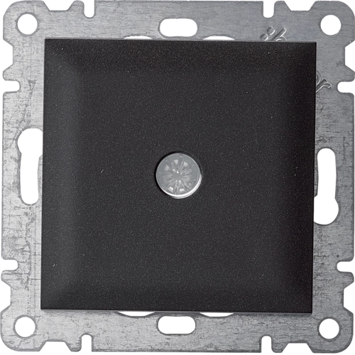 Розетка кабельна Hager Lumina Чорний (WL7033)