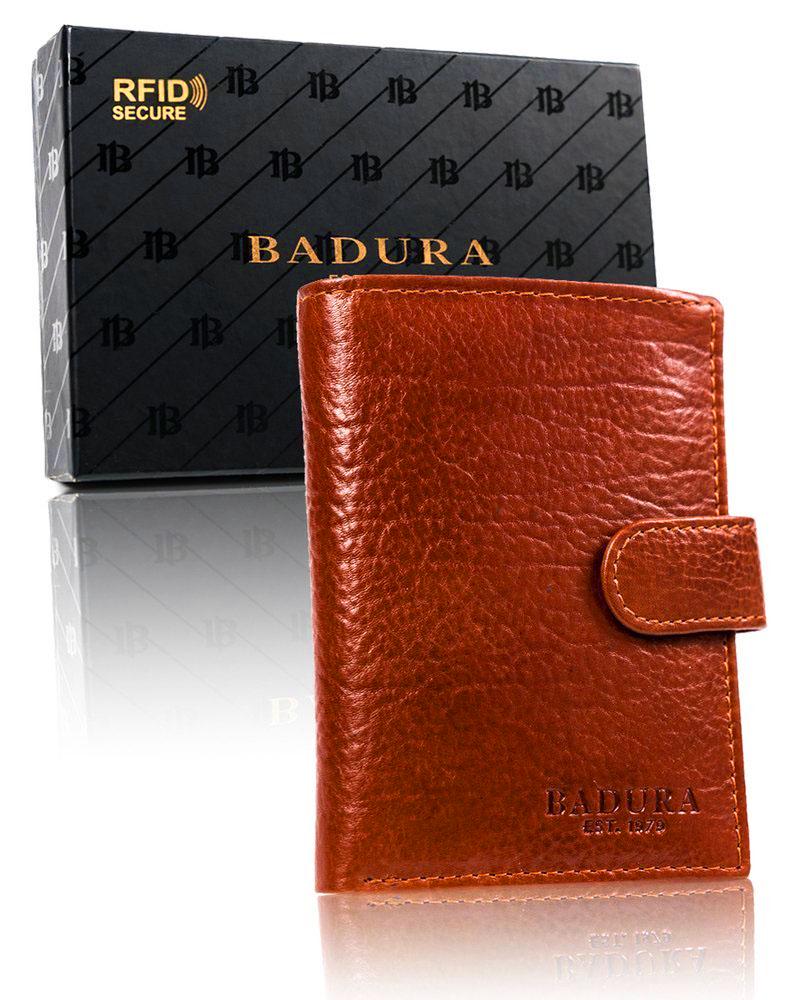 Кошелек мужской кожаный Badura B-N74L-MIL T.MORO