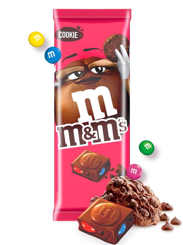 M&M's Cookie Chocolate Bar 165g 