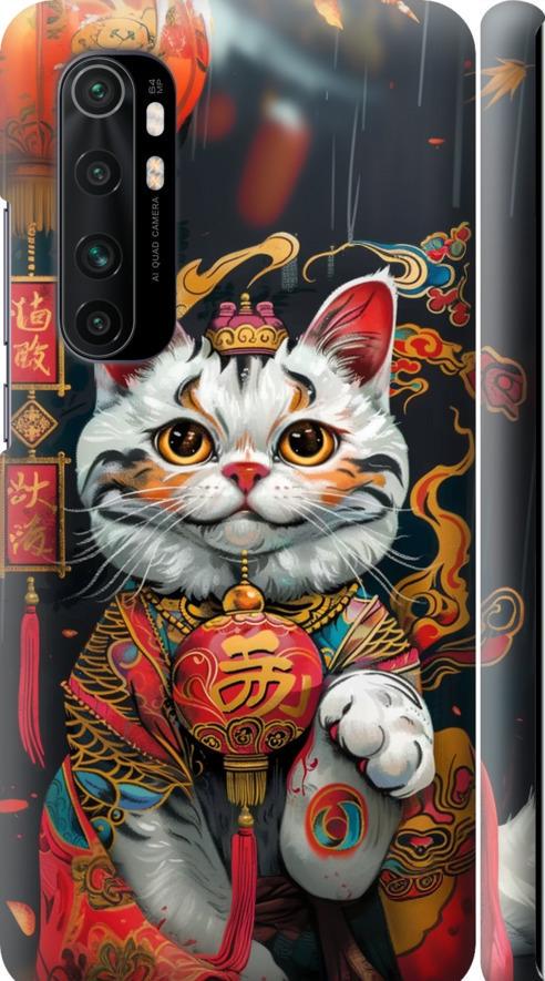 Чехол на Xiaomi Mi Note 10 Lite China Cat v2 (6135m-1937-42517)