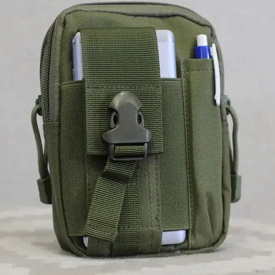 Сумка-підсумок для телефону із системою MOLLE кордура Khaki (tf3635) - фото 4