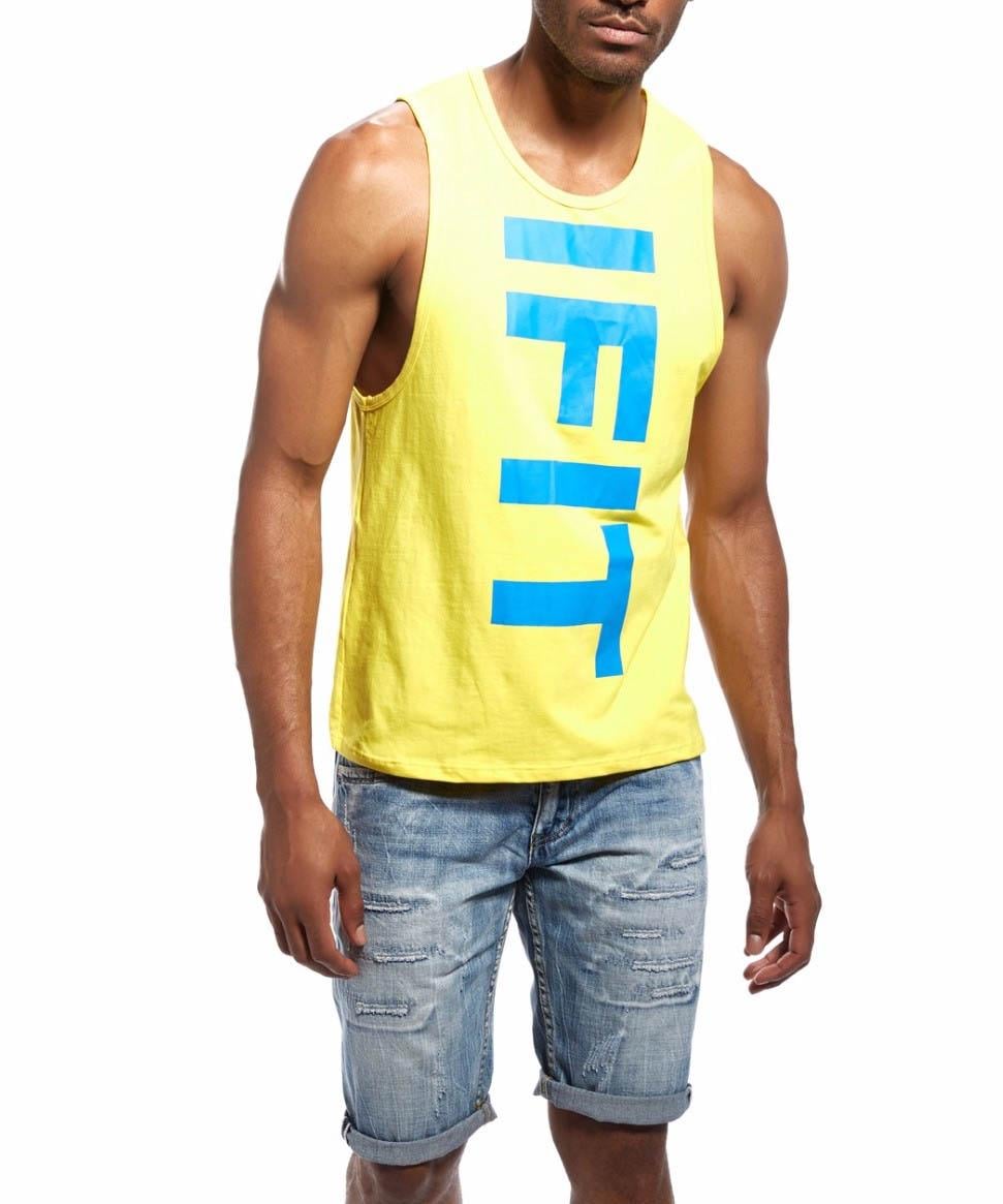 Майка мужская Eussieinq XL Желтый (2611)