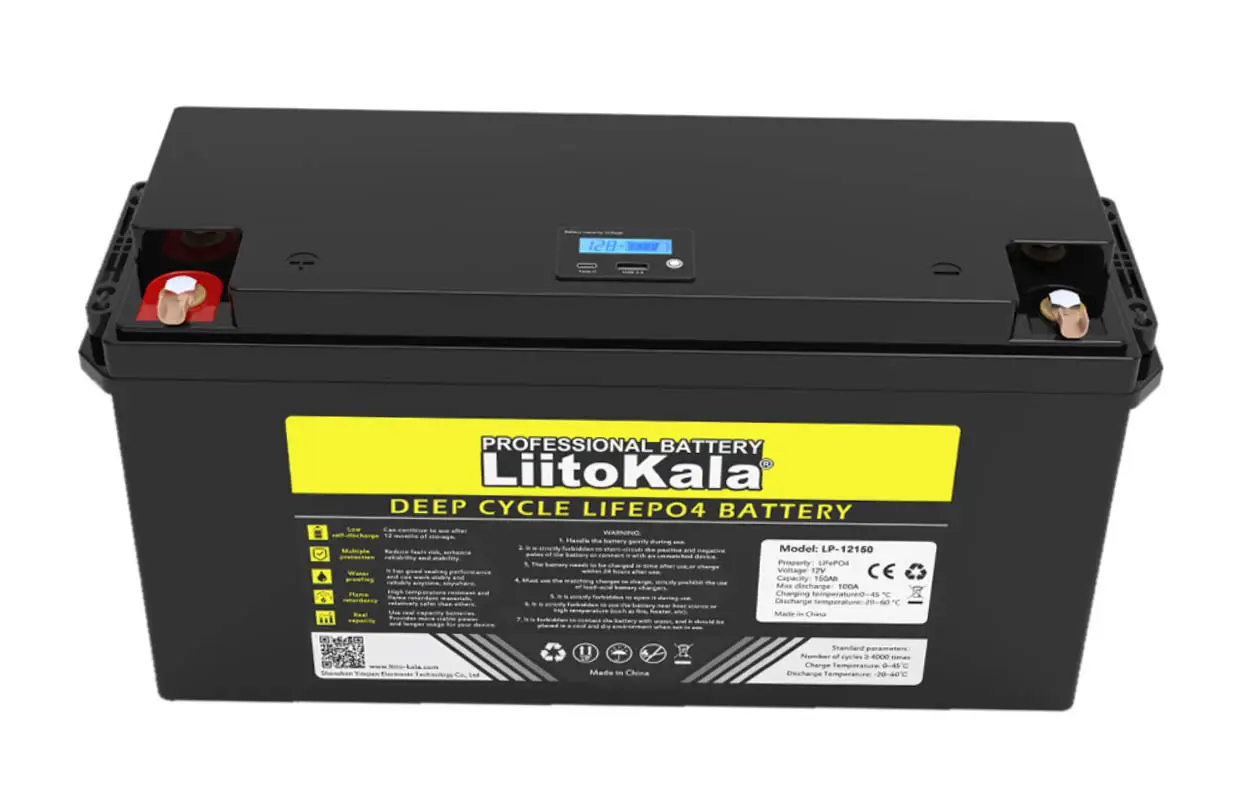 Аккумулятор LiFePO4 12v 150a LiitoKala LP-12150 (2497242376)