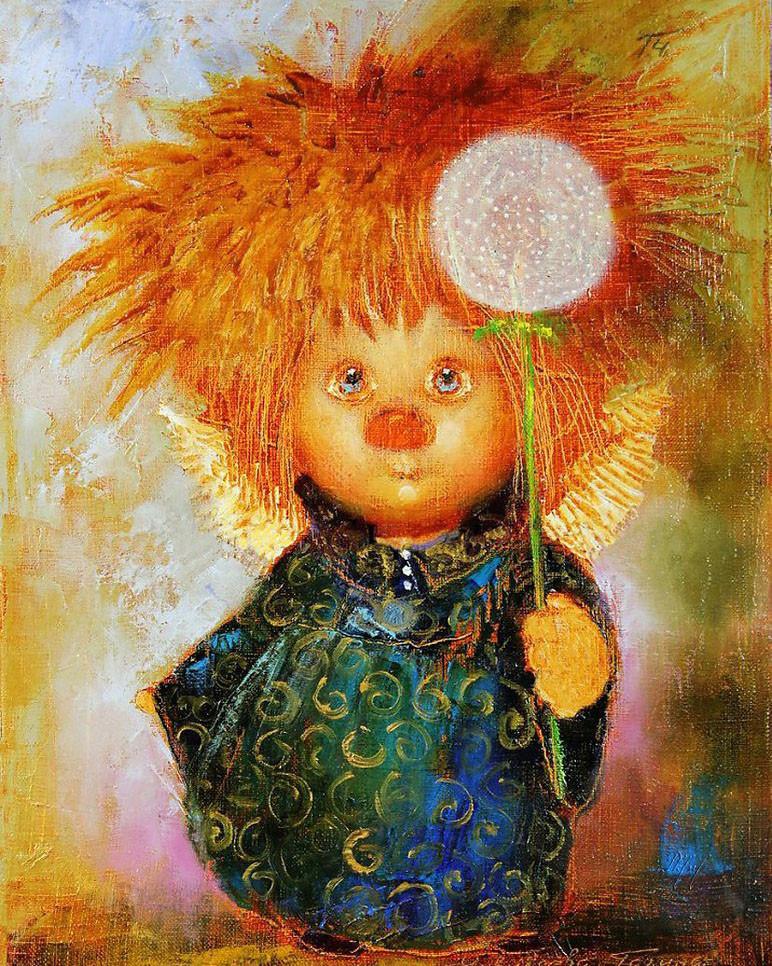 Алмазная мозаика Солнечный ангел 50x40 см (DM.144)
