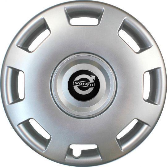 Автомобильные колпаки SKS 302 R15 с логотипом Volvo 4 шт. Серебристый