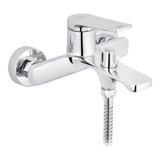 Смеситель для ванны Kroner KRP Makon-C060 с воронкой Хром (SVR-CV033864)