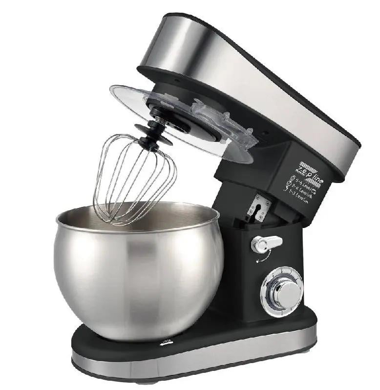 Миксер-тестомес планетарный ZepLine ZP-137 3500 Вт 7 л Черный (24178464) - фото 2