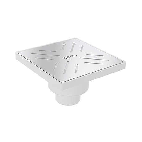 Трап с решеткой с прямым патрубком Nova 5036 150х150 мм Нержавеющая сталь (TU-16858) Трап с решеткой с прямым патрубком Nova 5036 150х150 мм Нержавеющая сталь (TU-16858)