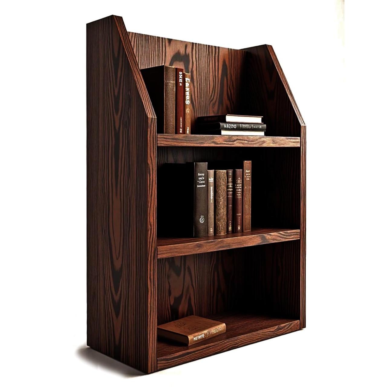 Полка книжная настольная из дерева Нодзоми Терракот (КПА-037132)