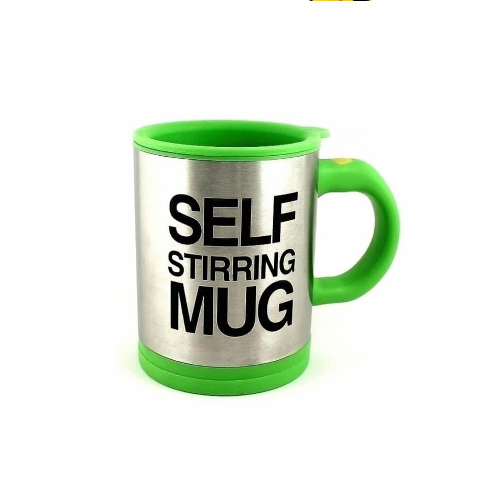 Кружка-мешалка автоматическая Self Stirring Mug 350 мл Зеленый