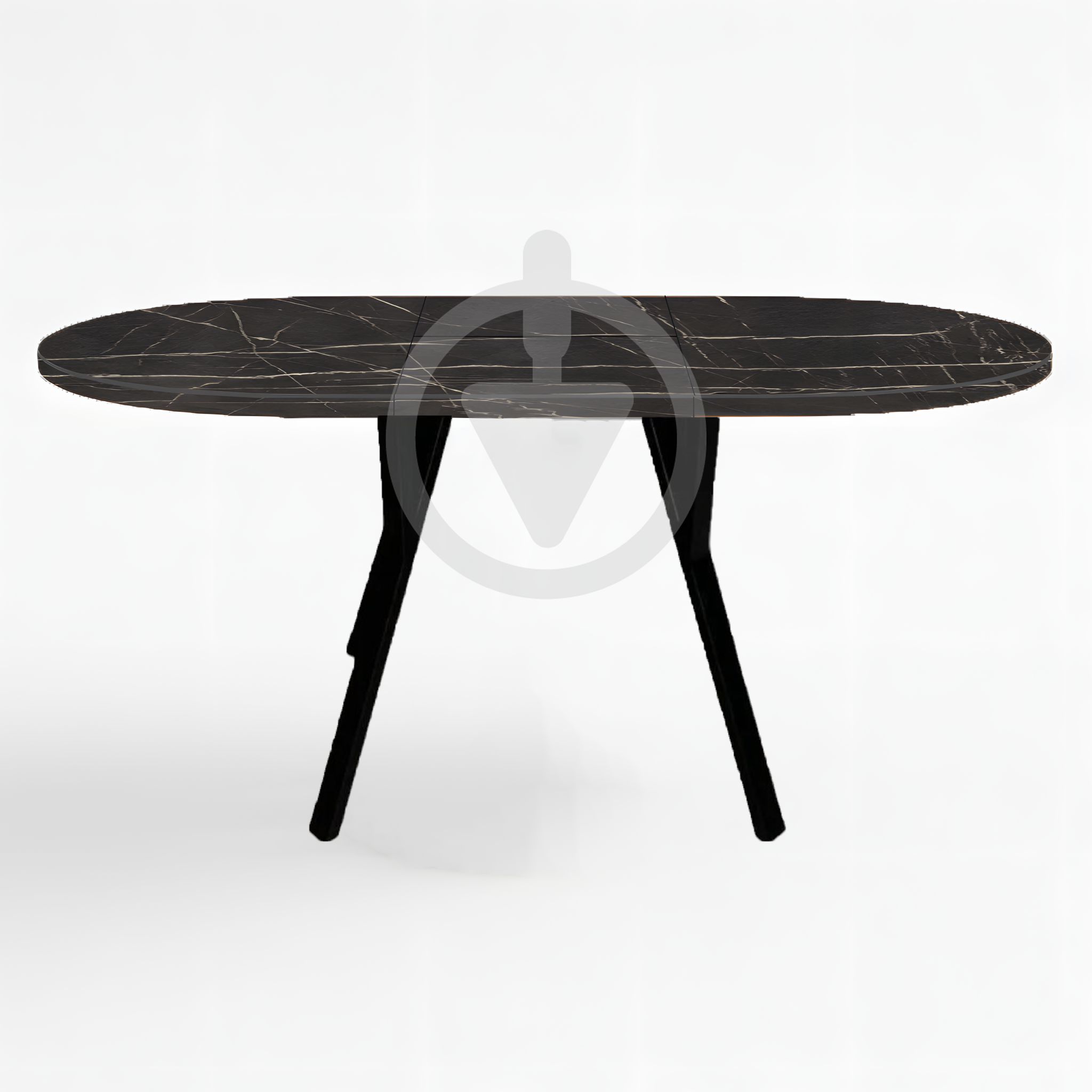 Стіл кухонний розкладний RoMax Lite Slide Loft 110x80 см П'єтра Гріджіо/Чорний - фото 2 Стіл кухонний розкладний RoMax Lite Slide Loft 110x80 см П'єтра Гріджіо/Чорний - фото 2